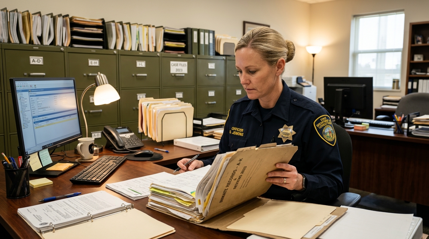 Offender records on a modern system